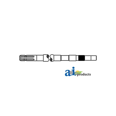 A & I Products Shaft, PTO (540 RPM) 35" x2" x2" A-E3NN725BB